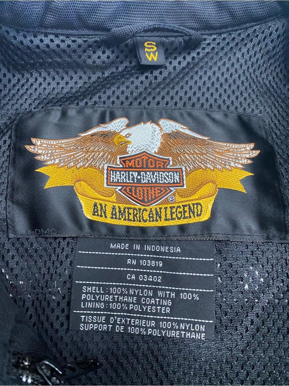 Harley-Davidson Black Bomber Jacket with Red Trim Small - Picture 3 of 13